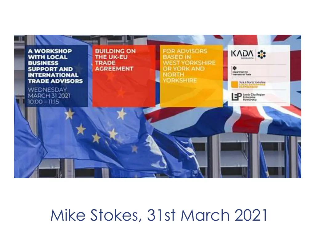 mike stokes 31st march 2021