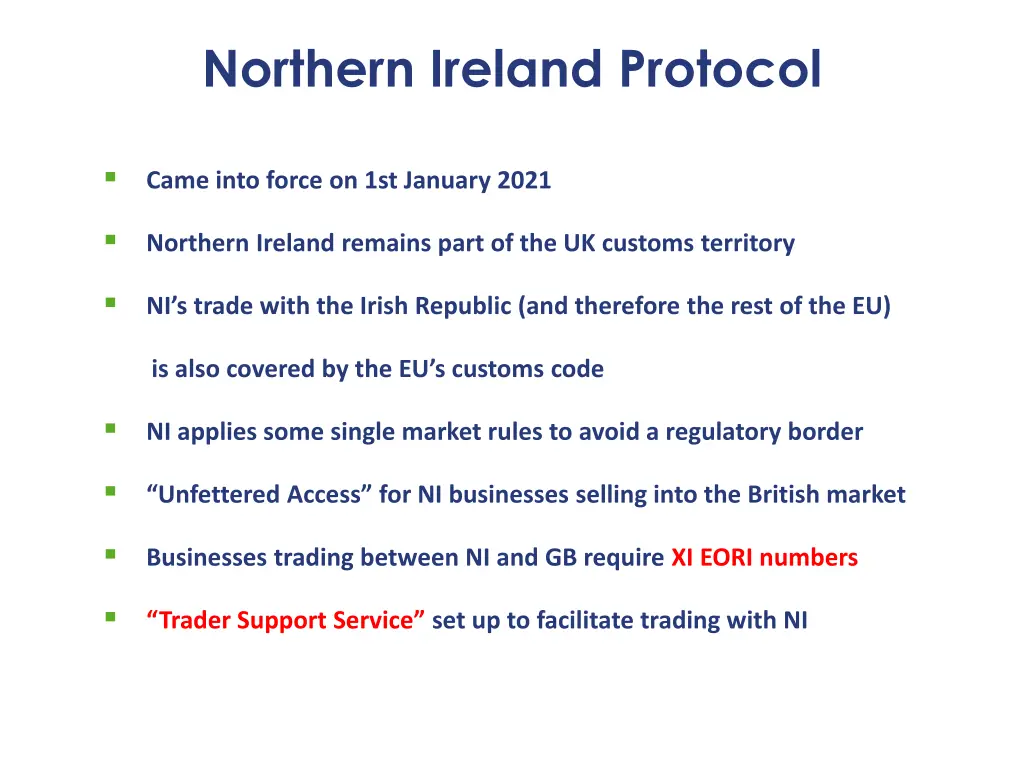 northern ireland protocol