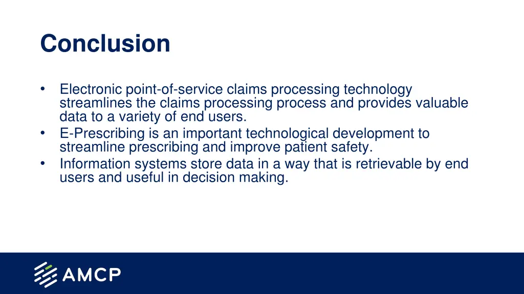 conclusion