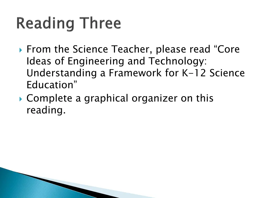 from the science teacher please read core ideas
