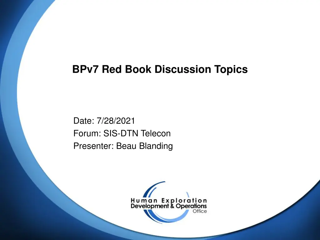 bpv7 red book discussion topics