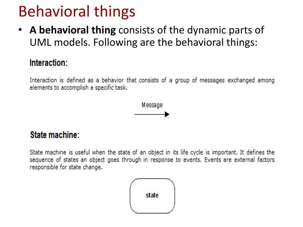 behavioral things a behavioral thing consists