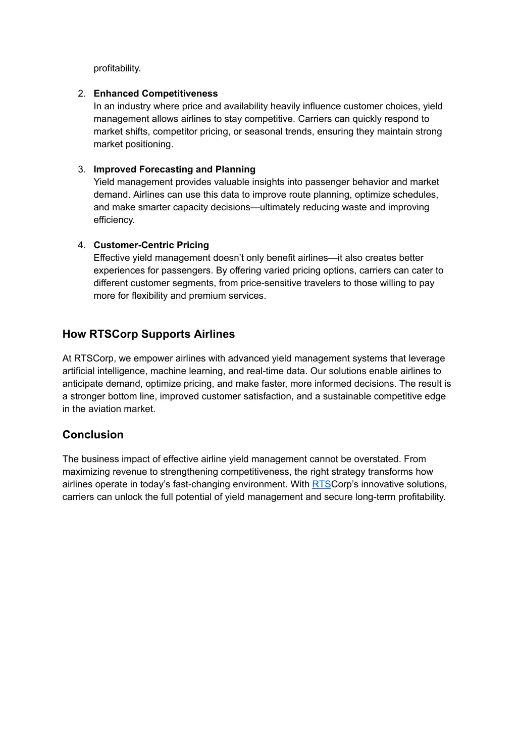 profitability 2 enhanced competitiveness