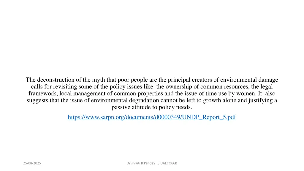 the deconstruction of the myth that poor people