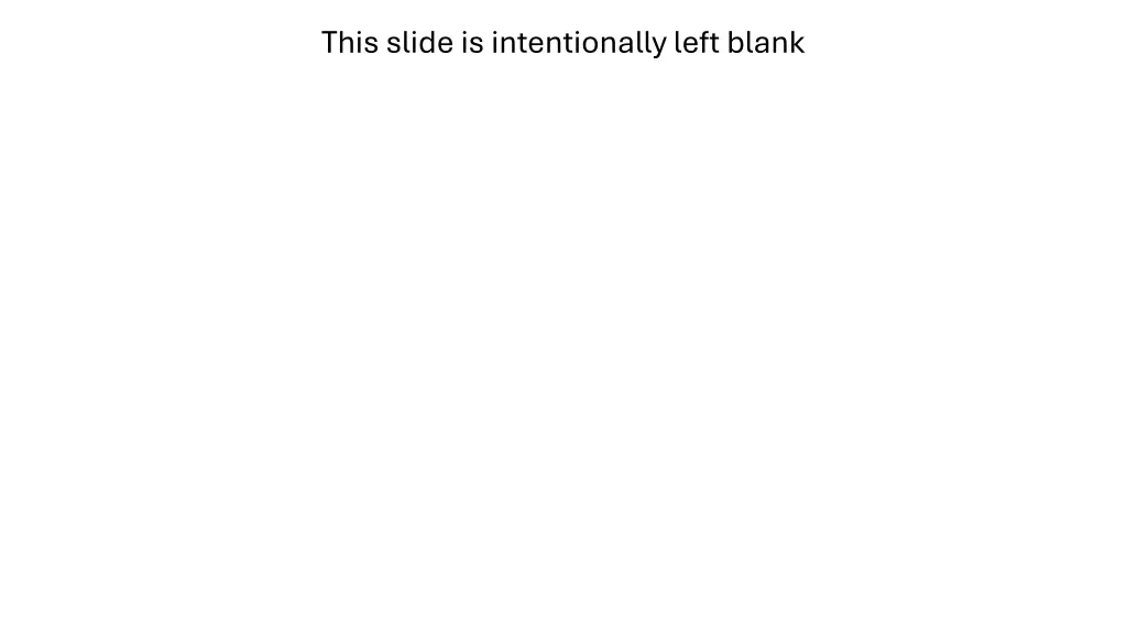 this slide is intentionally left blank