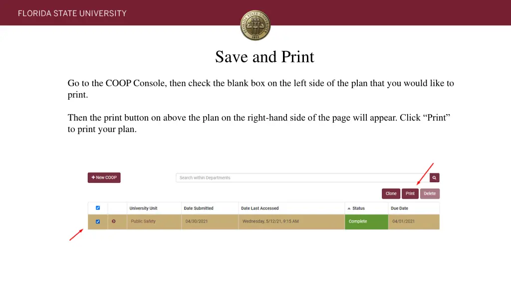 save and print