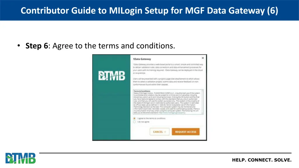 contributor guide to milogin setup for mgf data 5