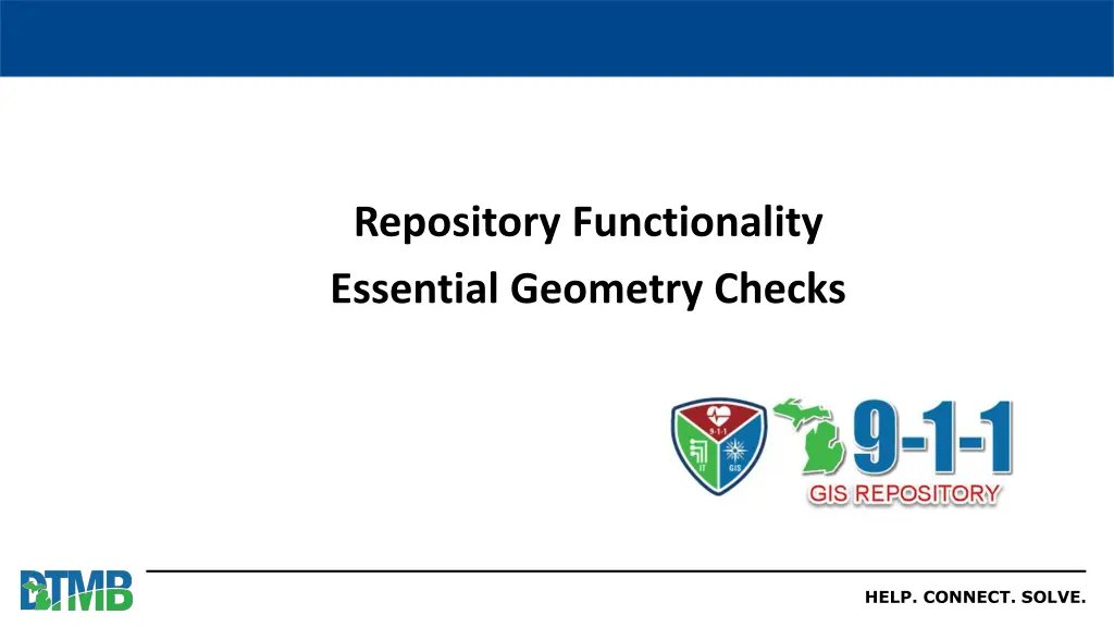 repository functionality essential geometry checks