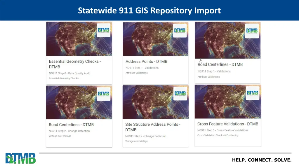 statewide 911 gis repository import