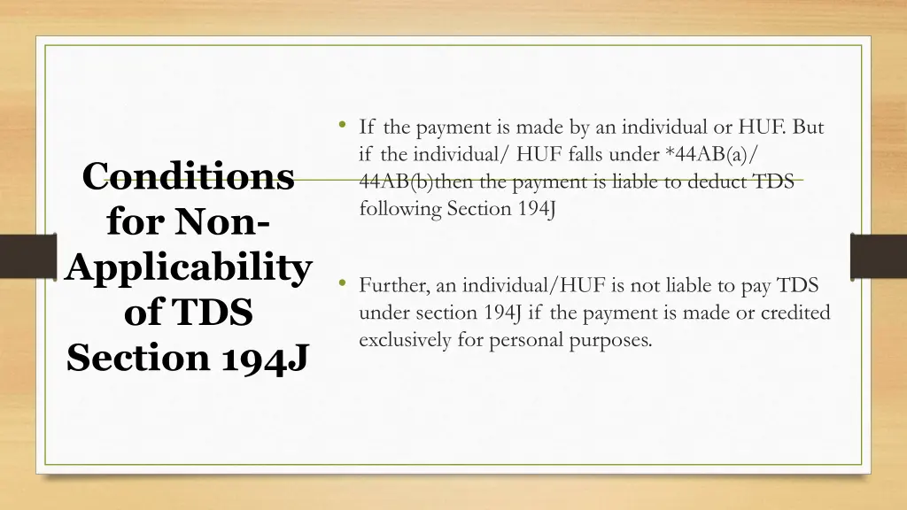 if the payment is made by an individual