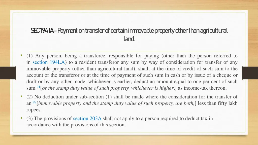 se c 194 ia p aym ent on transfer of certain