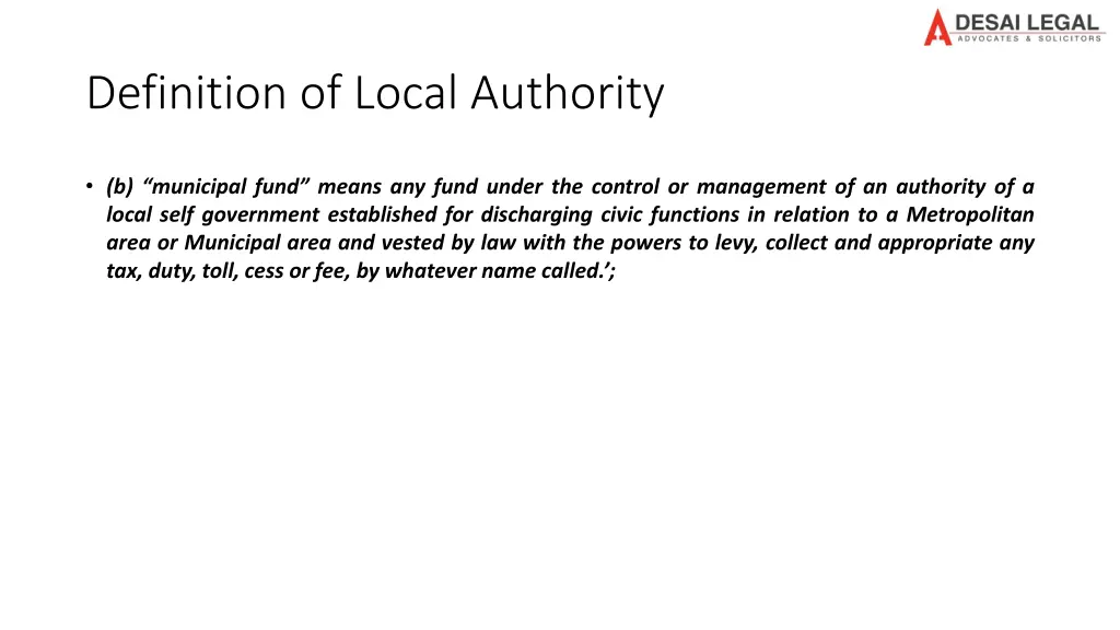 definition of local authority 1