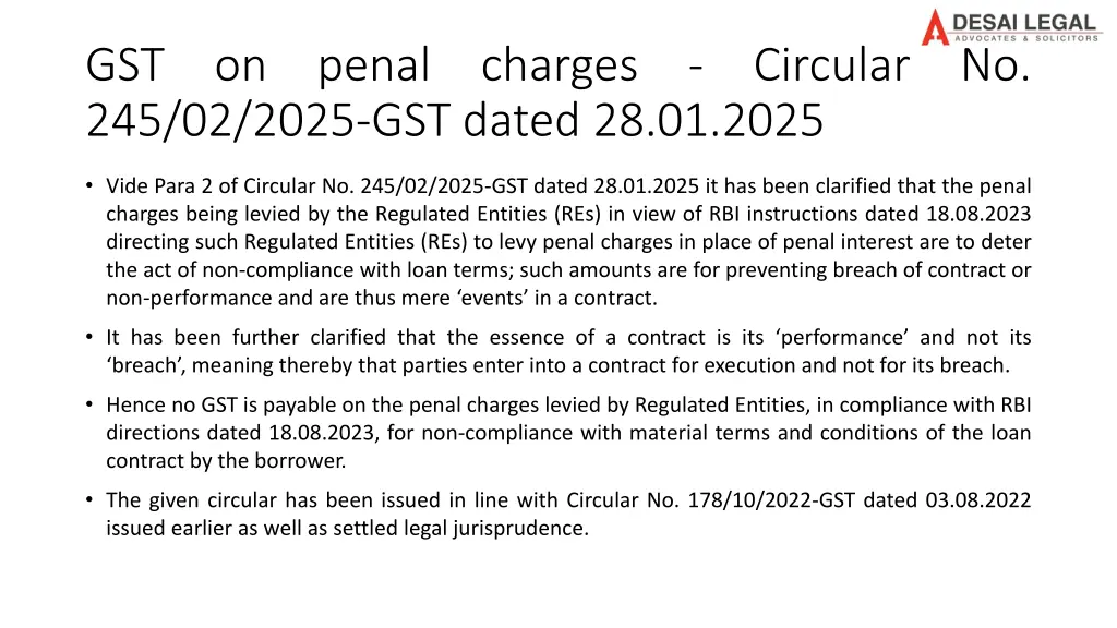 gst 245 02 2025 gst dated 28 01 2025