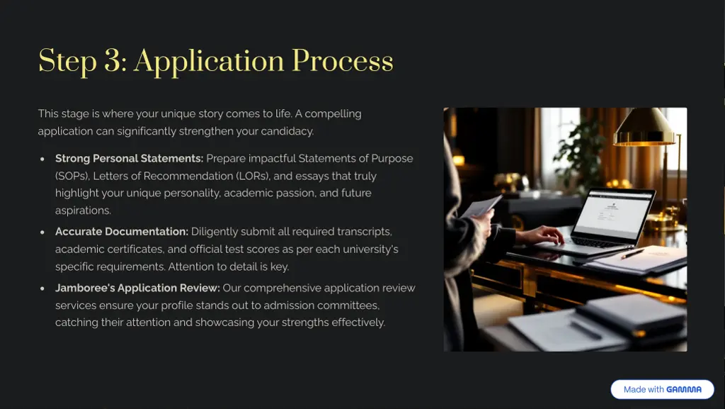 step 3 application process
