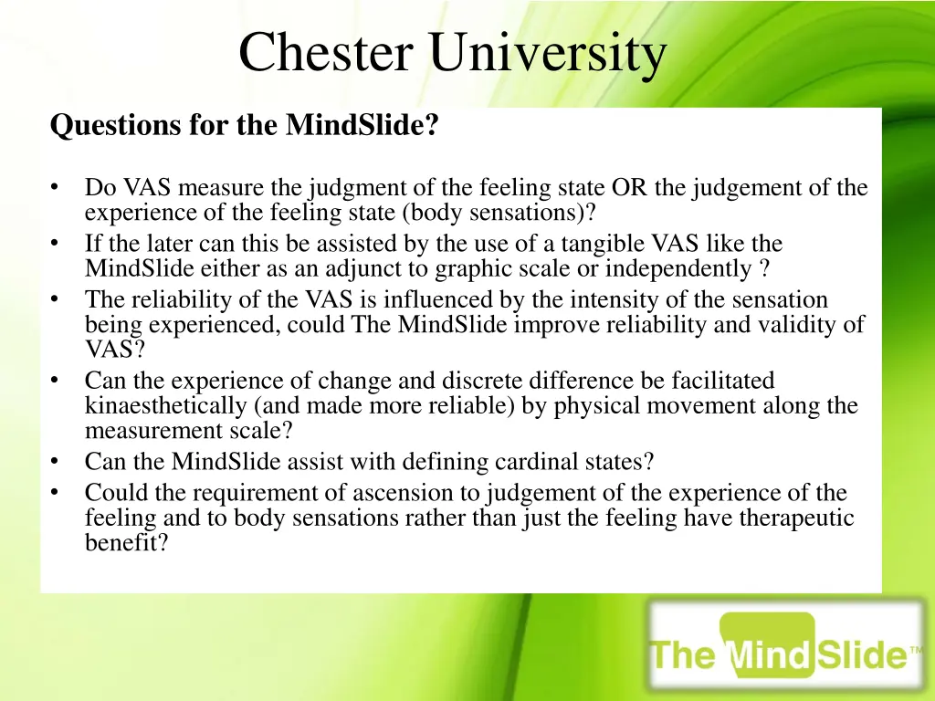 chester university
