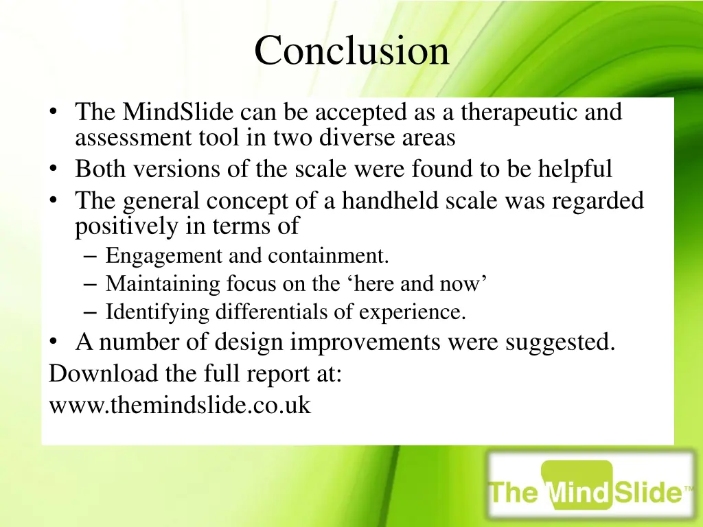 conclusion