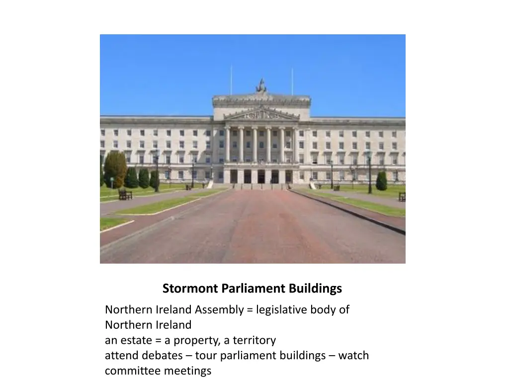 stormont parliament buildings
