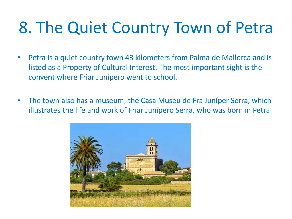 8 the quiet country town of petra