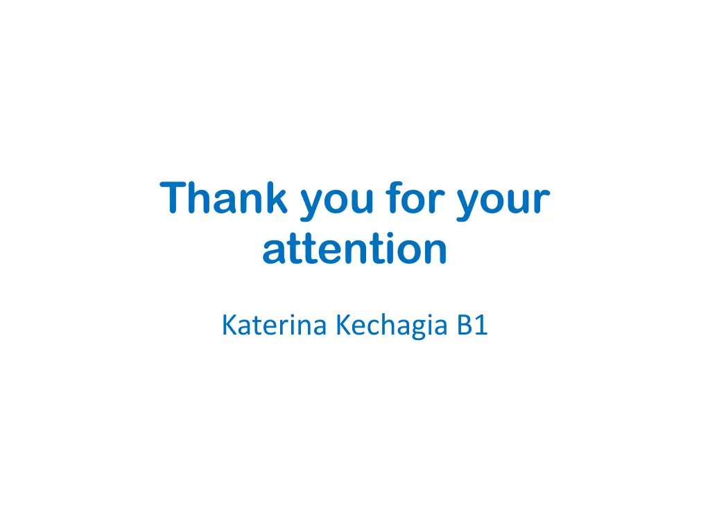 thank you for your attention