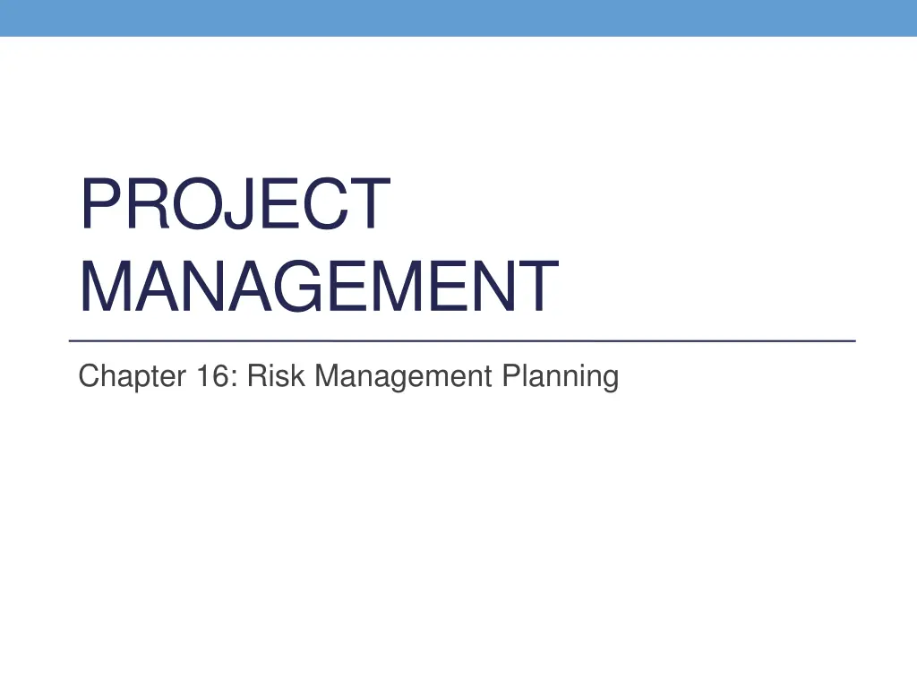 project management