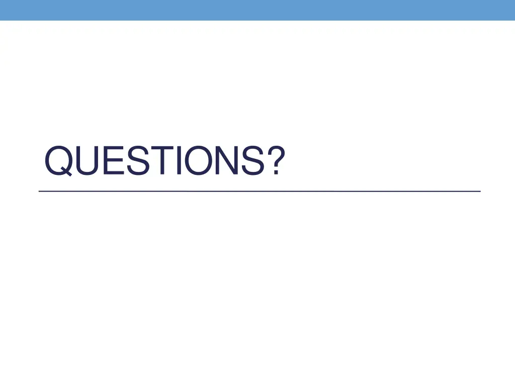 questions