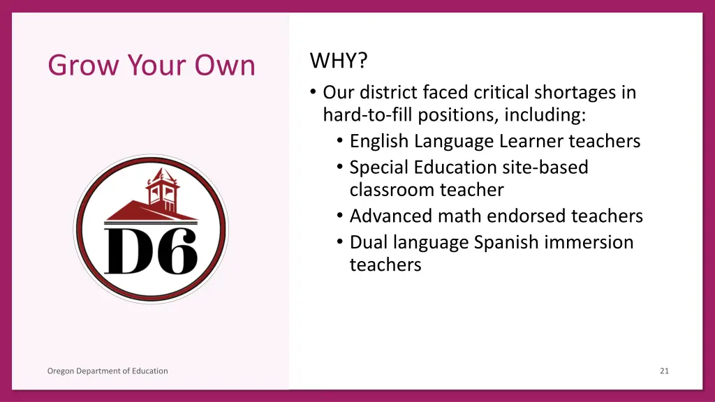 why our district faced critical shortages in hard