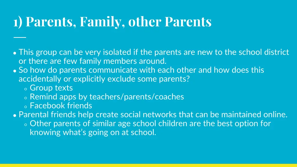 1 parents family other parents