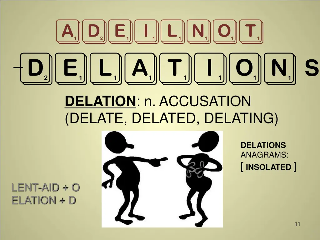 adeilnot delation