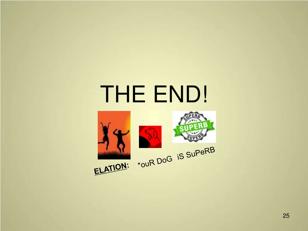 the end
