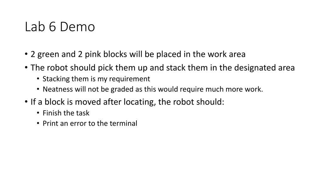 lab 6 demo