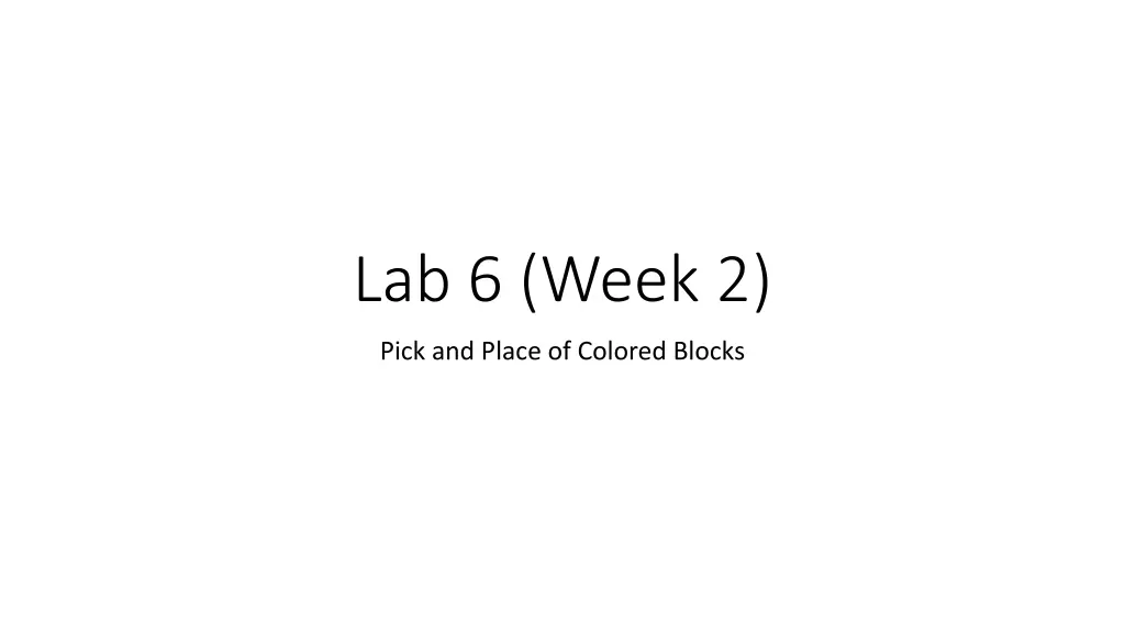 lab 6 week 2