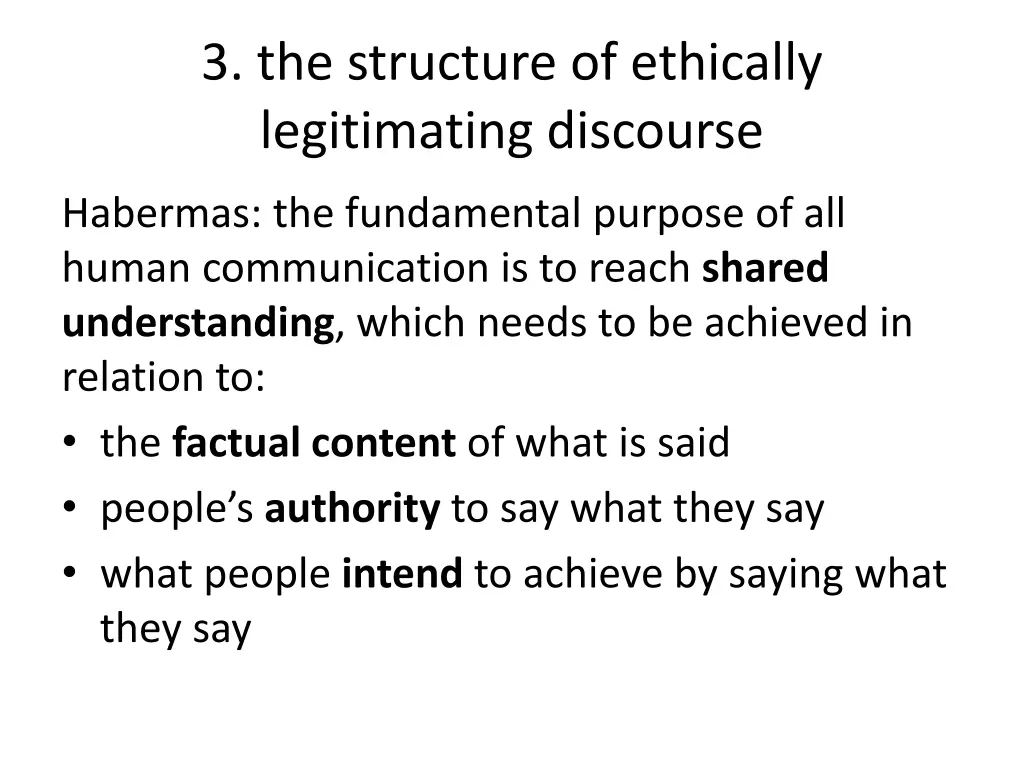 3 the structure of ethically legitimating