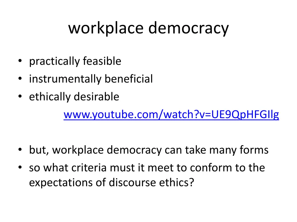 workplace democracy