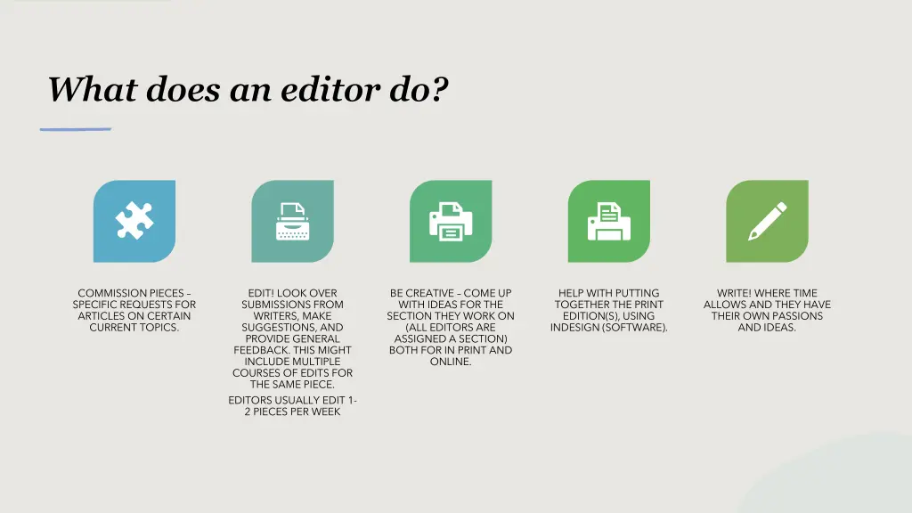 what does an editor do