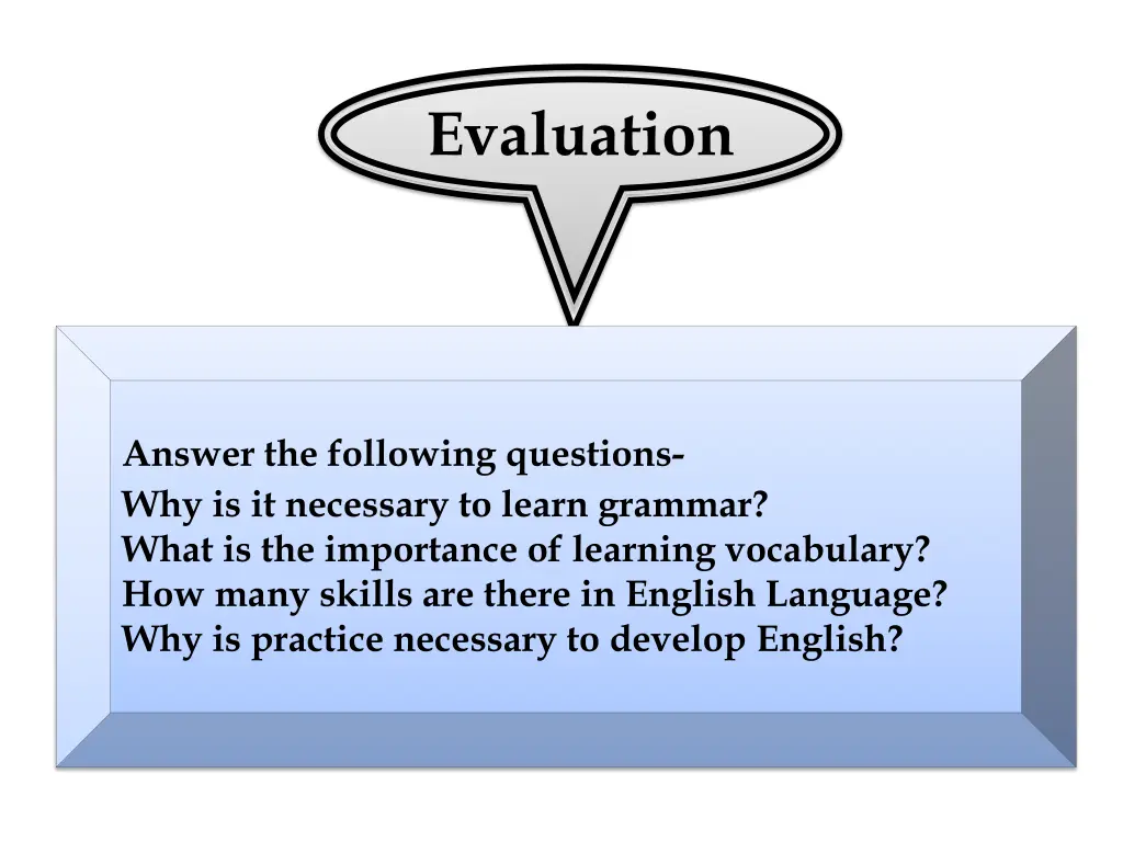 evaluation