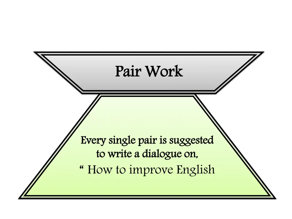 pair work