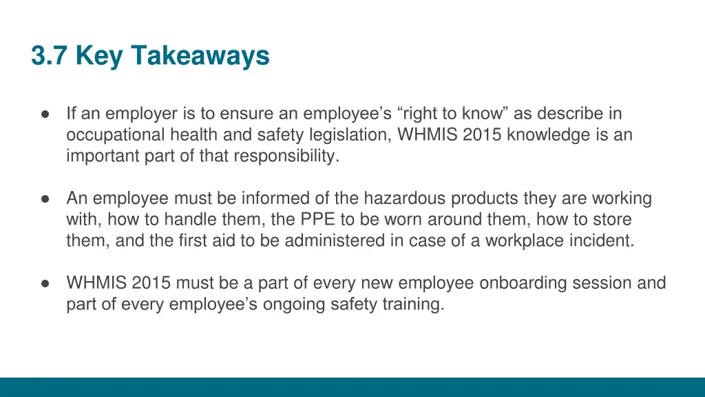 3 7 key takeaways