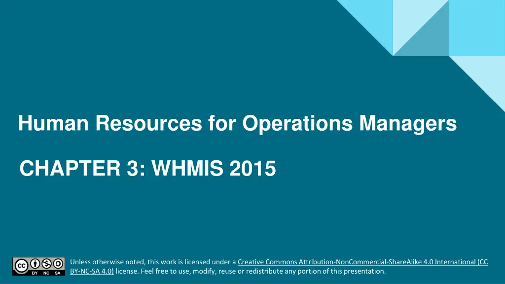 human resources for operations managers