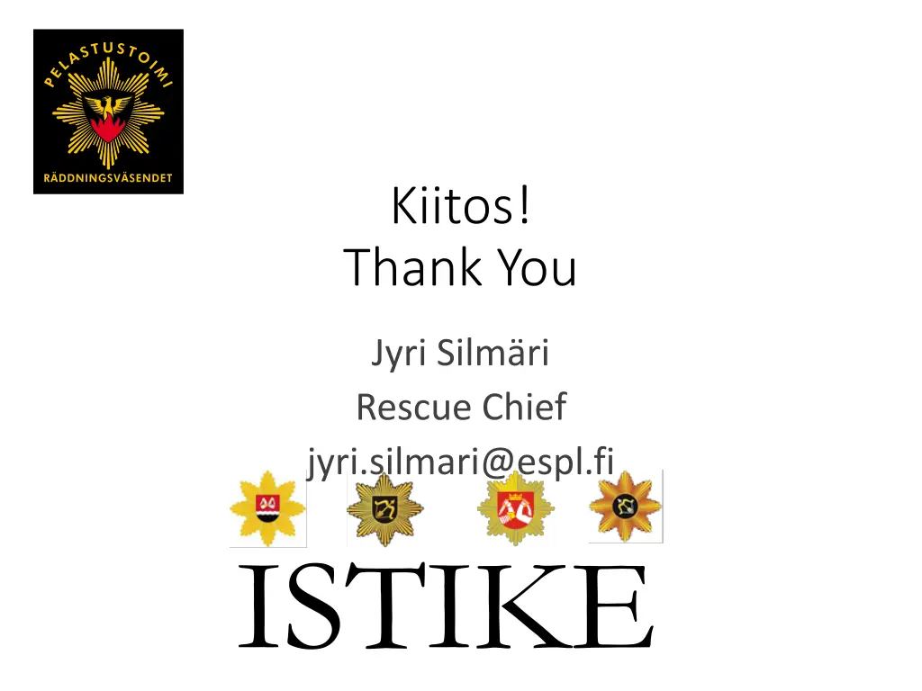 kiitos thank you
