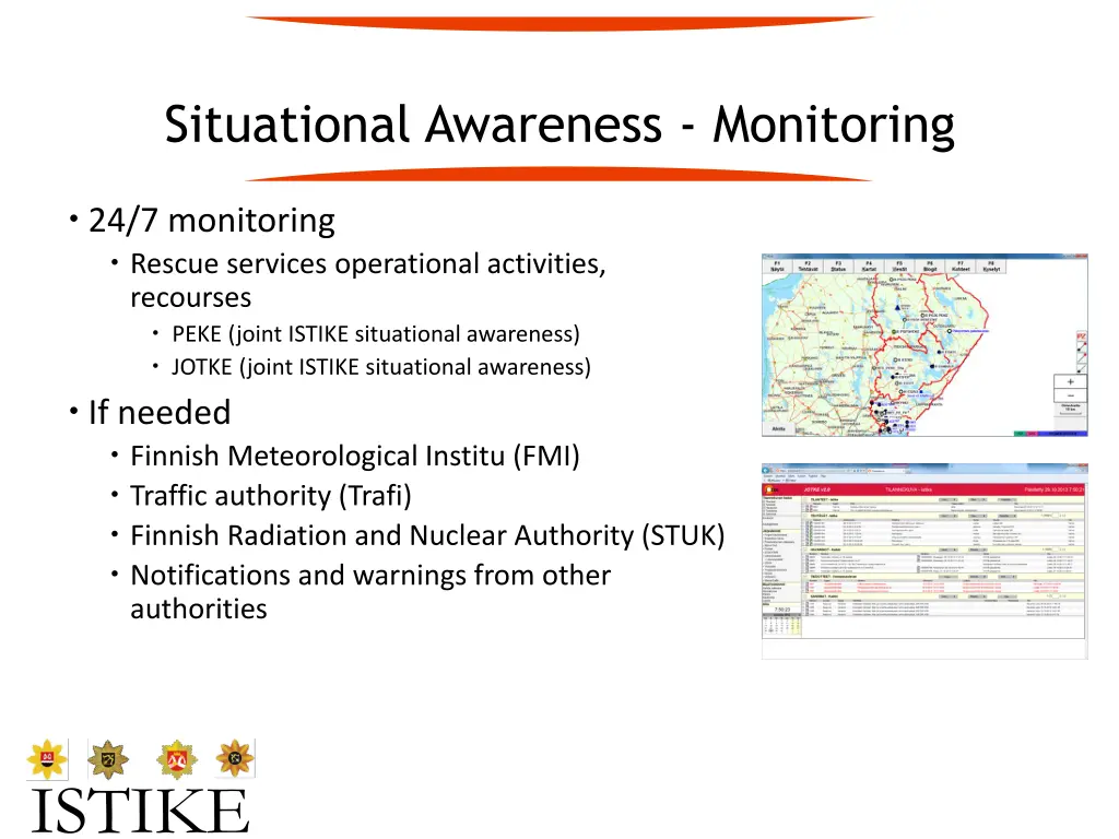 situational awareness monitoring