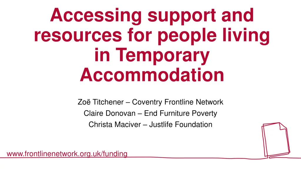 accessing support and resources for people living