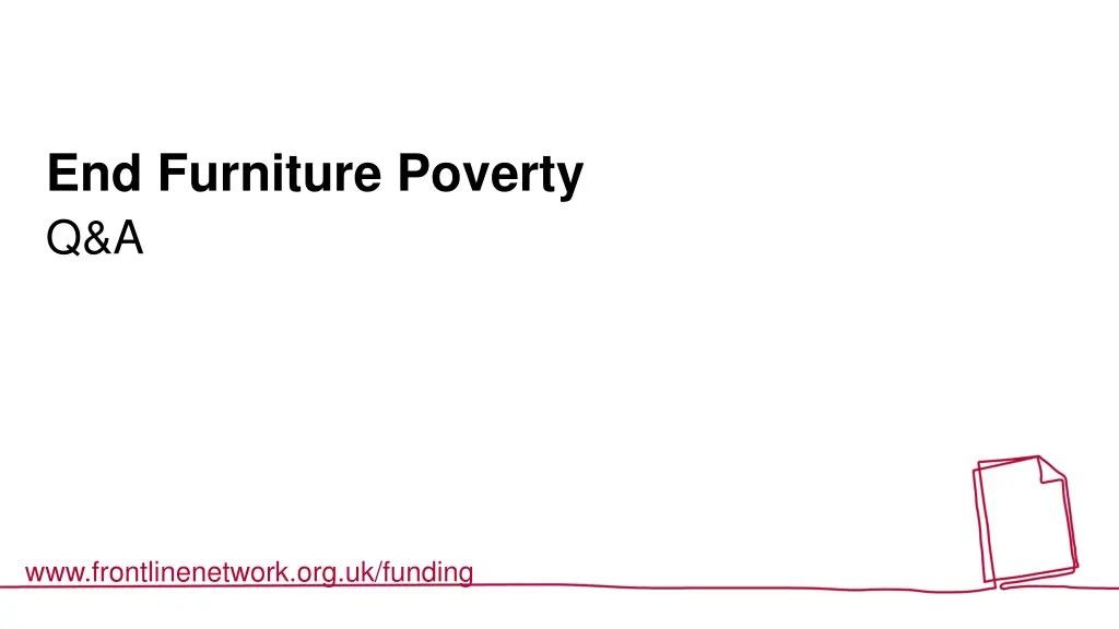 end furniture poverty q a