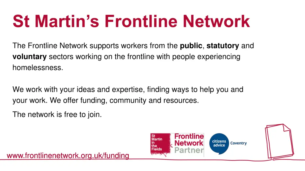 st martin s frontline network