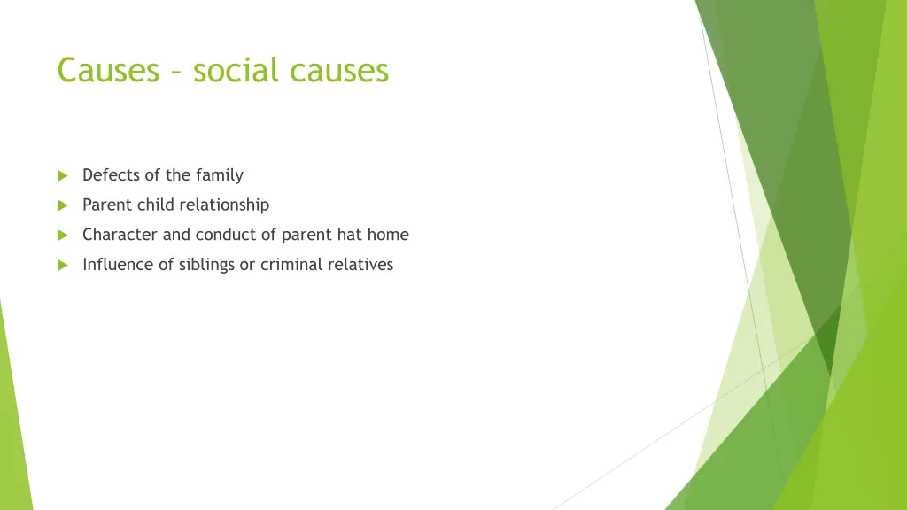 causes social causes