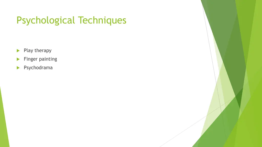 psychological techniques