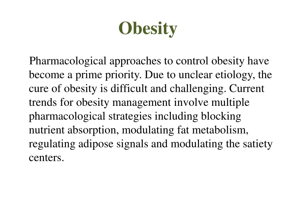 obesity