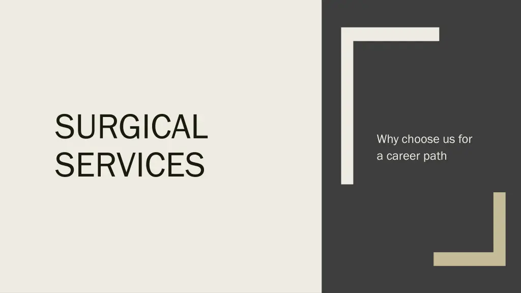 surgical services