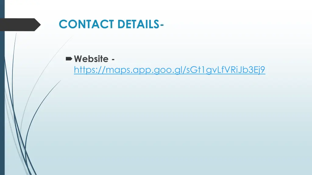 contact details