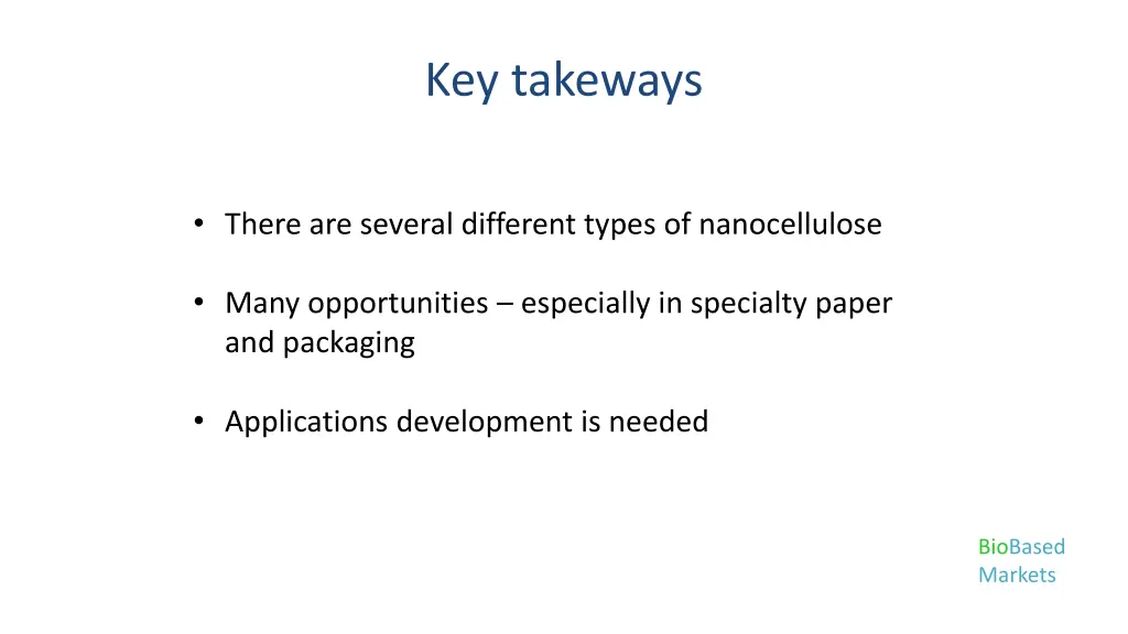 key takeways