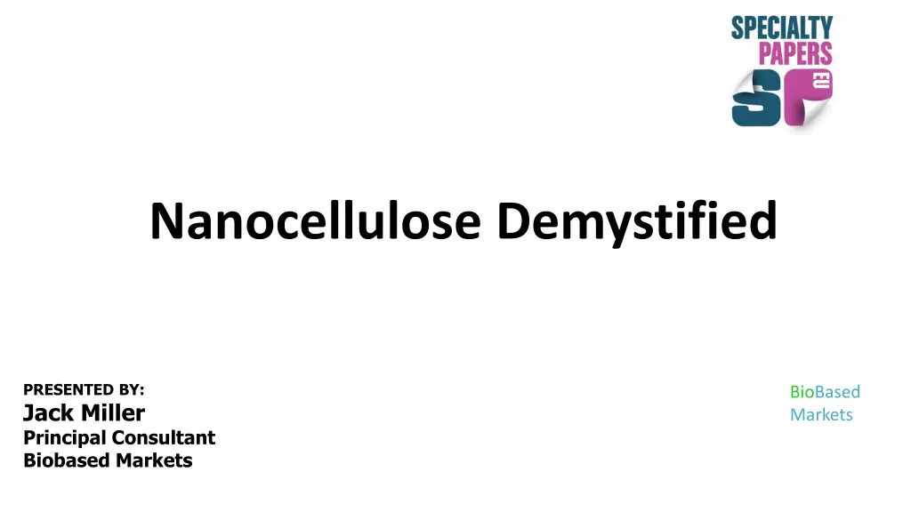 nanocellulose demystified